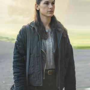 Art Detectives S01 Nina Singh Quilted Jacket Side