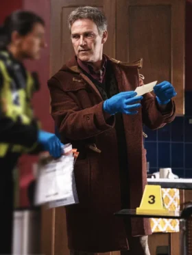 Art Detectives S01 Stephen Moyer Maroon Coat Side
