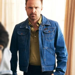 Ash 2025 Aaron Paul Blue Denim Jacket Side
