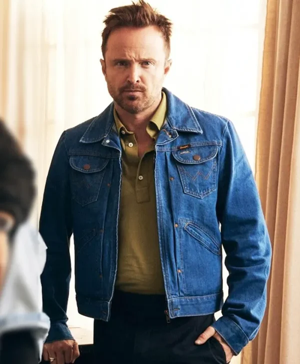 Ash 2025 Aaron Paul Blue Denim Jacket Side