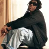 Ash 2025 Flying Lotus Black Bomber Jacket