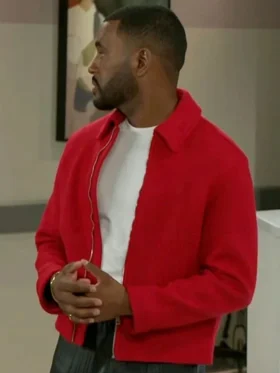Beyond the Gates S01 Andre Richardson Red Wool Jacket