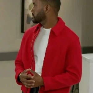 Beyond the Gates S01 Andre Richardson Red Wool Jacket