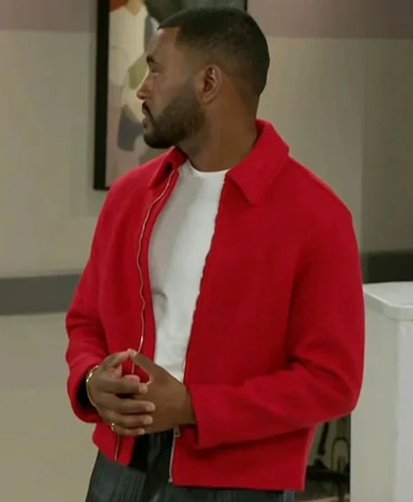 Beyond the Gates S01 Andre Richardson Red Wool Jacket