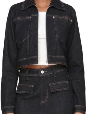 Beyond the Gates S01 Jen Jacob Cropped Denim Jacket
