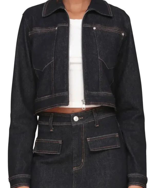 Beyond the Gates S01 Jen Jacob Cropped Denim Jacket