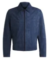 Beyond the Gates S01 Keith D. Robinson Blue Suede Jacket