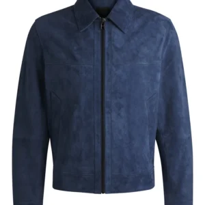 Beyond the Gates S01 Keith D. Robinson Blue Suede Jacket