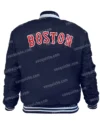 Boston Red Sox Bomber MA-1 Navy Blue Jacket Back