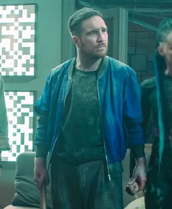 Brick 2025 Frederick Lau Blue Bomber Jacket Side