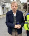 Death Valley S01 Timothy Spall Blue Jacket Side