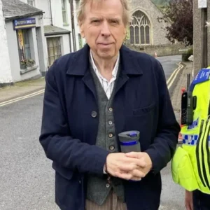 Death Valley S01 Timothy Spall Blue Jacket Side