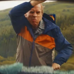 Death Valley S01 Timothy Spall Blue Hooded Jacket