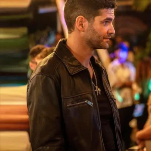 Den of Thieves 2 Pantera Dino Kelly Black Leather Jacket