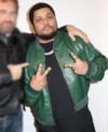 Den of Thieves Pantera 2025 O'Shea Jackson Jr Green Leather Jacket