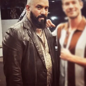 Desert Dawn Reno Reyes Brown Leather Blazer