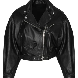 Down Home Fab S03 Chelsea DeBoer Black Leather Jacket