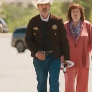 Eddington 2025 Joaquin Phoenix Brown Jacket Side