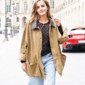 Emma Watson 2025 Brown Cotton Jacket
