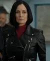 FUBAR S02 Carrie-Anne Moss Black Leather Jacket