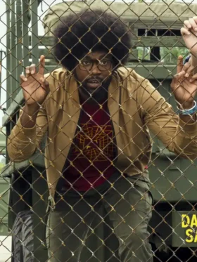 FUBAR S02 Milan Carter Brown Bomber Jacket