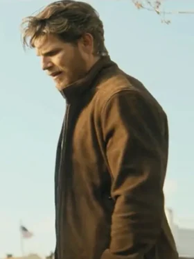 FUBAR S02 Travis Van Winkle Brown Suede Jacket Back