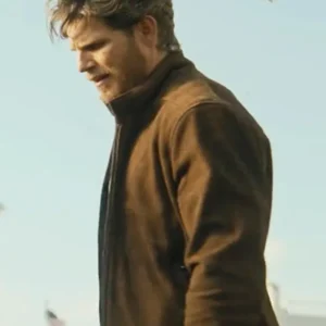 FUBAR S02 Travis Van Winkle Brown Suede Jacket Back