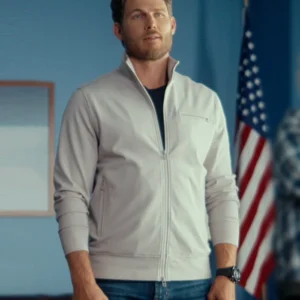 FUBAR S02 Travis Van Winkle White Bomber Jacket