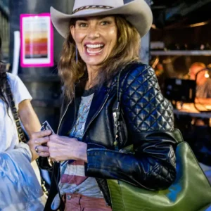 Faith Hill CMA Fest 2025 Leather Jacket