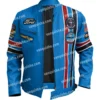 Ford Mustang Shelby Leather Racing Jacket Front