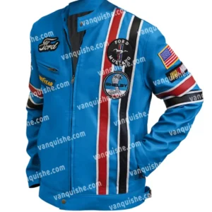 Ford Mustang Shelby Leather Racing Jacket on Sale