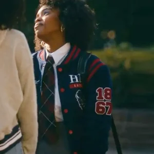 Forever S01 Lovie Simone Blue Varsity Jacket