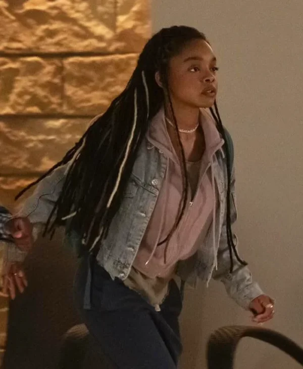 G20 2025 Marsai Martin Blue Denim Jacket Side