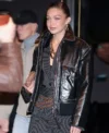 Gigi Hadid NYC 2025 Black Jacket