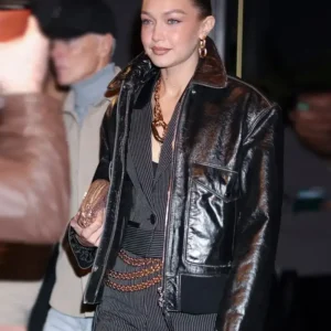 Gigi Hadid NYC 2025 Black Jacket