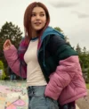 Ginny and Georgia S03 Katie Douglas Multicolor Puffer Jacket
