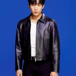 Good Boy S01 Lee Sang-yi Black Leather Jacket