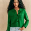 Goosebumps S02 Jayden Bartels Green Wool Jacket