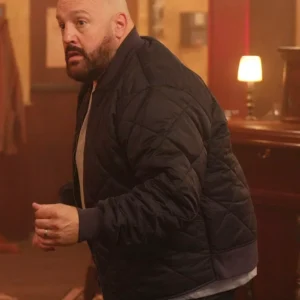 Guns Up 2025 Kevin James Black Quilted Jacket