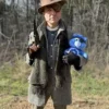 Gunslingers Jeremy Kent Jackson Grey Wool Coat