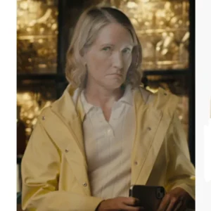 Hell Motel S01 Michelle Nolden Yellow Rain Jacket
