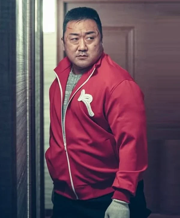 Holy Night Demon Hunters Ma Dong-seok Red Jacket Back