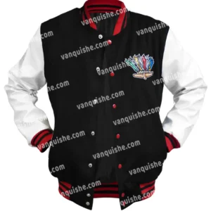 IMS Indianapolis 500 Checkered Varsity Jacket Front