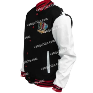 IMS Indianapolis 500 Checkered Varsity Jacket Side Look