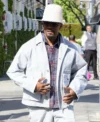 Jamie Foxx Los Angeles 2025 White Jacket