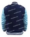 Jedidiah Goodacre Descendants Blue Wool Varsity Jacket Back