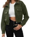 Jersey Shore Family Vacation S08 Sammi Giancola Green Jacket