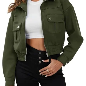 Jersey Shore Family Vacation S08 Sammi Giancola Green Jacket