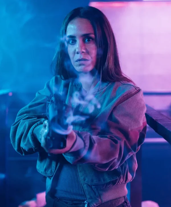 K.O. 2025 Alice Belaïdi Green Bomber Jacket
