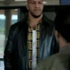 K.O. 2025 Ciryl Gane Black Leather Jacket